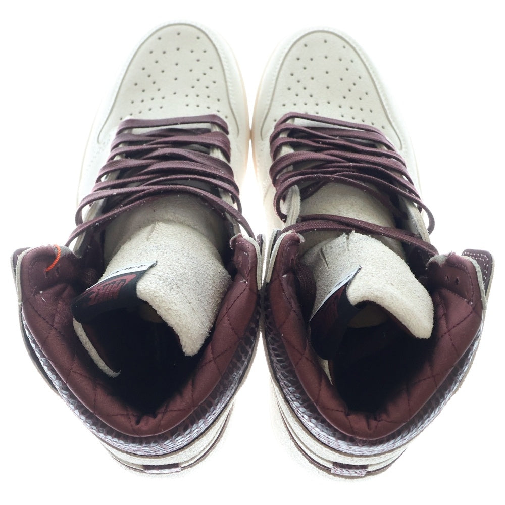 NIKE(ナイキ) ×A Ma Maniere AIR JORDAN1 RETRO HIGH OG SP DO7097-100 アママニエール エアジョーダン1 ハイカットスニーカー アイボリー US10/28cm