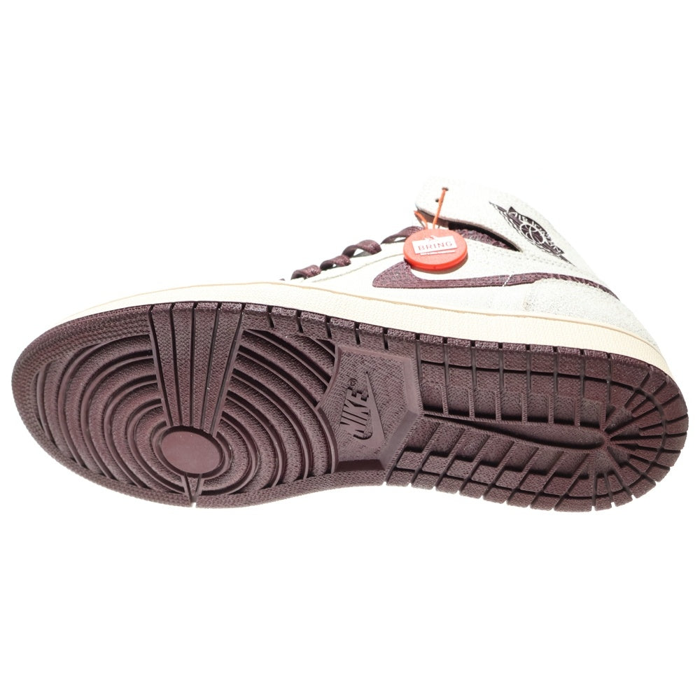 NIKE(ナイキ) ×A Ma Maniere AIR JORDAN1 RETRO HIGH OG SP DO7097-100 アママニエール エアジョーダン1 ハイカットスニーカー アイボリー US10/28cm