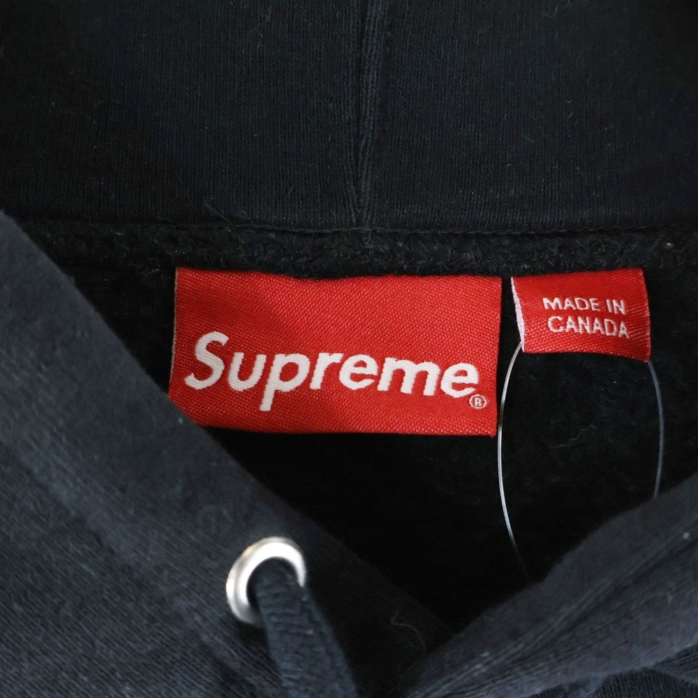 SUPREME(シュプリーム) 22SS Small Box Hooded Sweatshirt スモールボックスロゴ スウェット プルオーバーパーカー フーディ ブラック