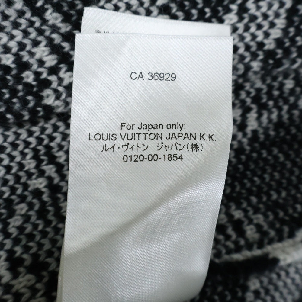 LOUIS VUITTON(ルイヴィトン) 23SS シスルジャガードウール ニットカーディガン ブラック RM231 H56 HON98W