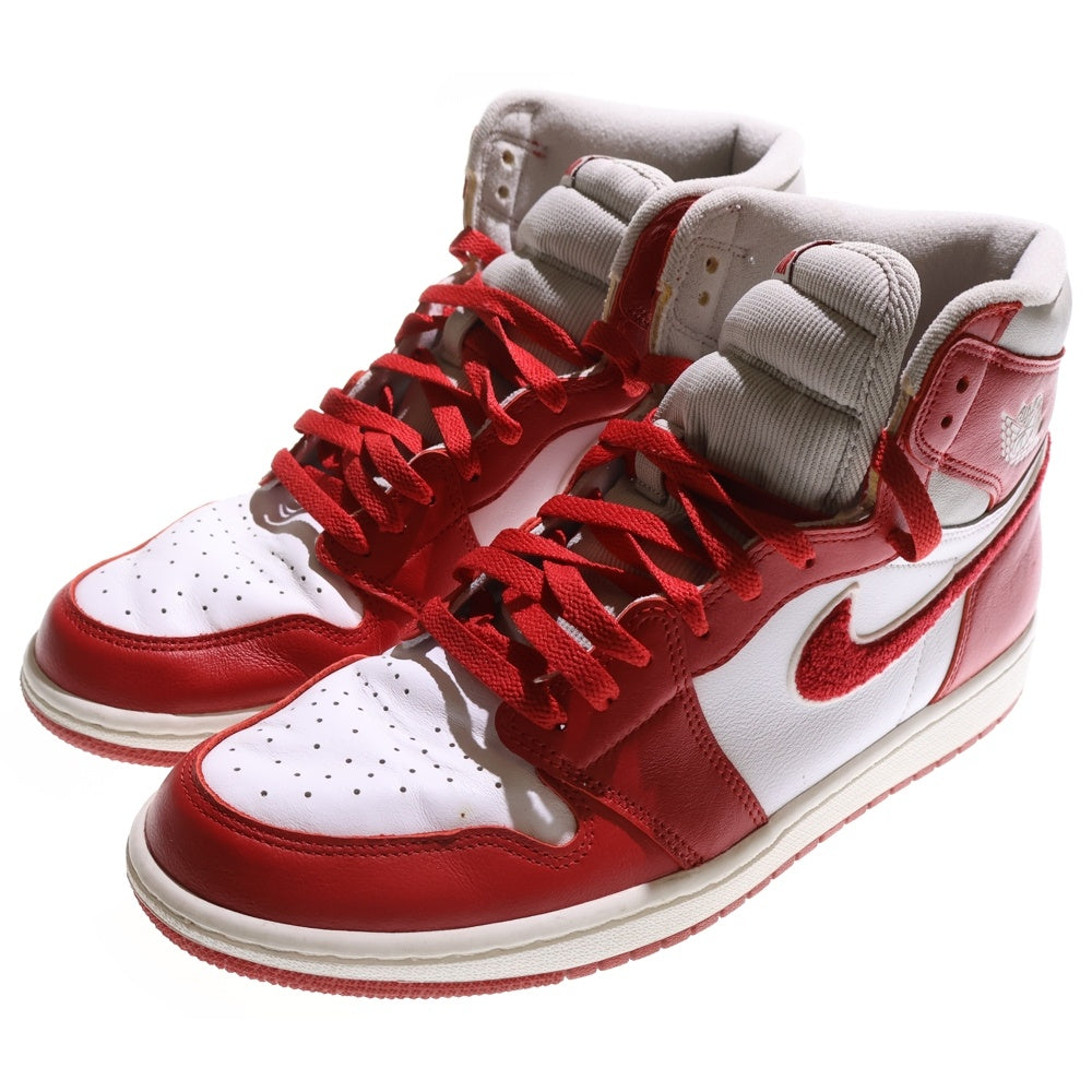 NIKE(ナイキ) WMNS AIR JORDAN1 RETRO HIGH OG DJ4891-061 ウィメンズ エアジョーダン1 レトロ ハイカットスニーカー レッド US12/29cm