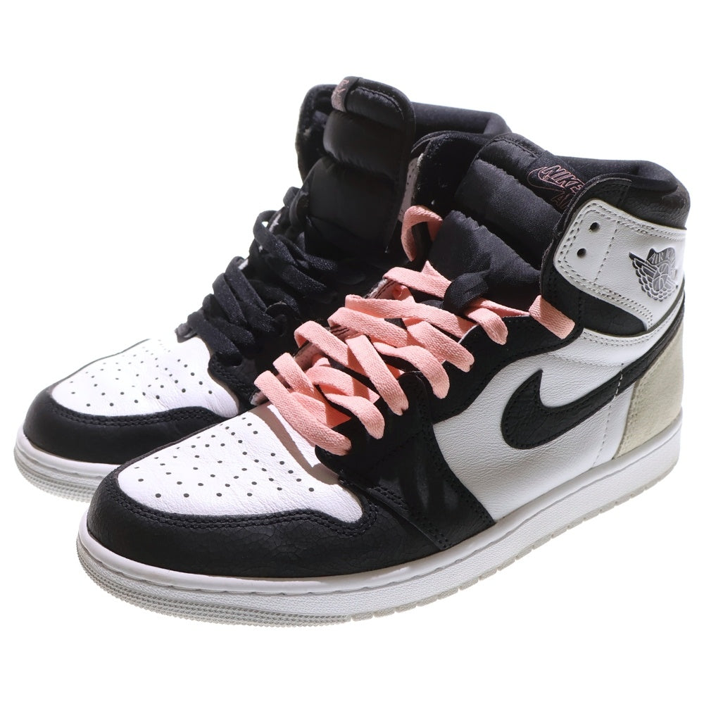 NIKE(ナイキ) AIR JORDAN 1 HIGH OG Bleached Coral 555088-108 エアジョーダン 1 ブリーチドコーラル ハイカットスニーカー グレー US10/28cm