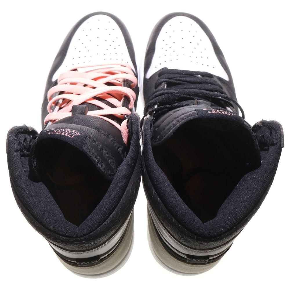 NIKE(ナイキ) AIR JORDAN 1 HIGH OG Bleached Coral 555088-108 エアジョーダン 1 ブリーチドコーラル ハイカットスニーカー グレー US10/28cm