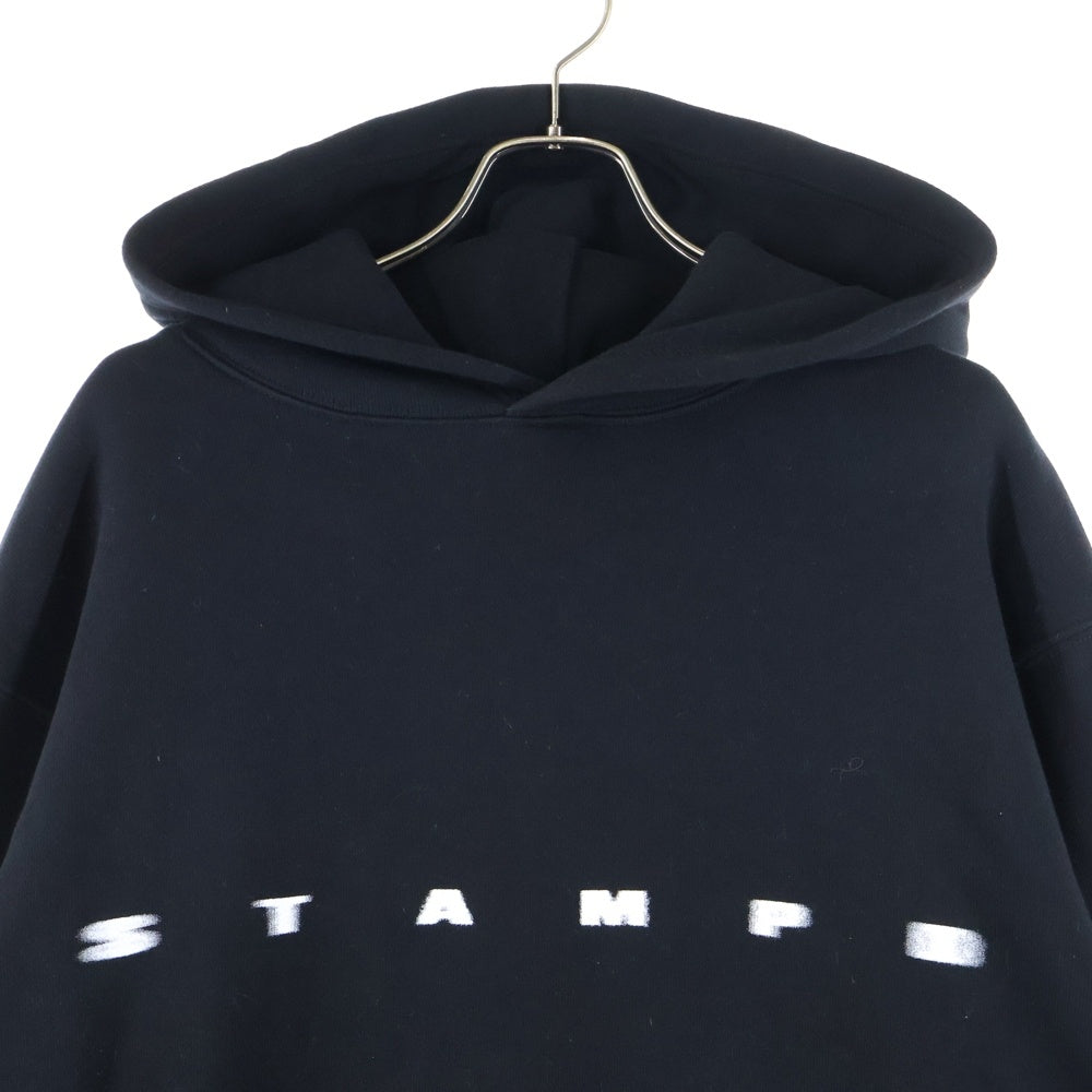 STAMPD(スタンプド) City of Angels Hoodie フロントロゴプリント プルオーバーパーカー フーディ ブラック