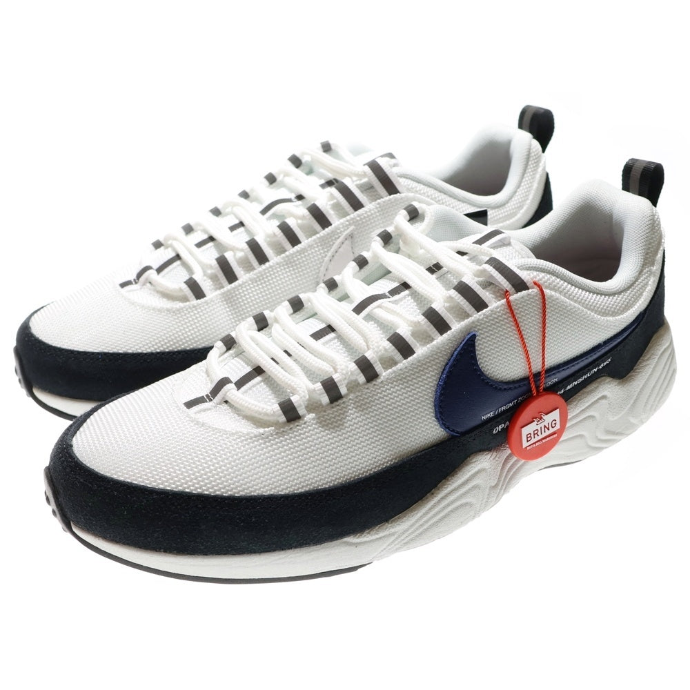 NIKE(ナイキ) × FRAGMENT AIR ZOOM SPIRIDON SP BLUE VOID HF5455-100 フラグメント エア ズーム スピリドン ローカットスニーカー ホワイト US8.5/26.5cm