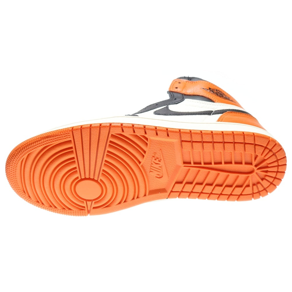 NIKE(ナイキ) AIR JORDAN 1 RETRO HIGH OG Shattered Backboard DZ5485-008 エア ジョーダン 1 レトロ シャッタードバックボード ハイカットスニーカー オレンジ US8.5/26.5cm