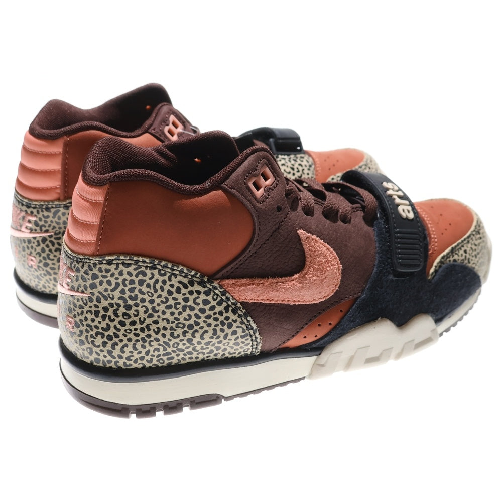 NIKE SB(ナイキエスビー) ×ARTS-REC AIR TRAINER 1 LIMESTONE IF0501-200 アーツレック エアトレーナー1 セサミ ミッドカットスニーカー ブラウン US8.5/26.5cm