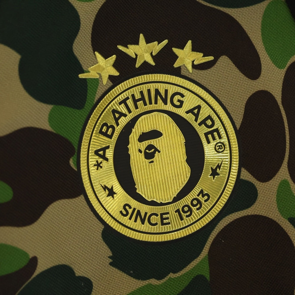 adidas(アディダス) ×A BATHING APE BAPE DUFFLE BAG アベイシングエイプ カモフラージュ 迷彩ダッフルバッグ カーキ JY8236