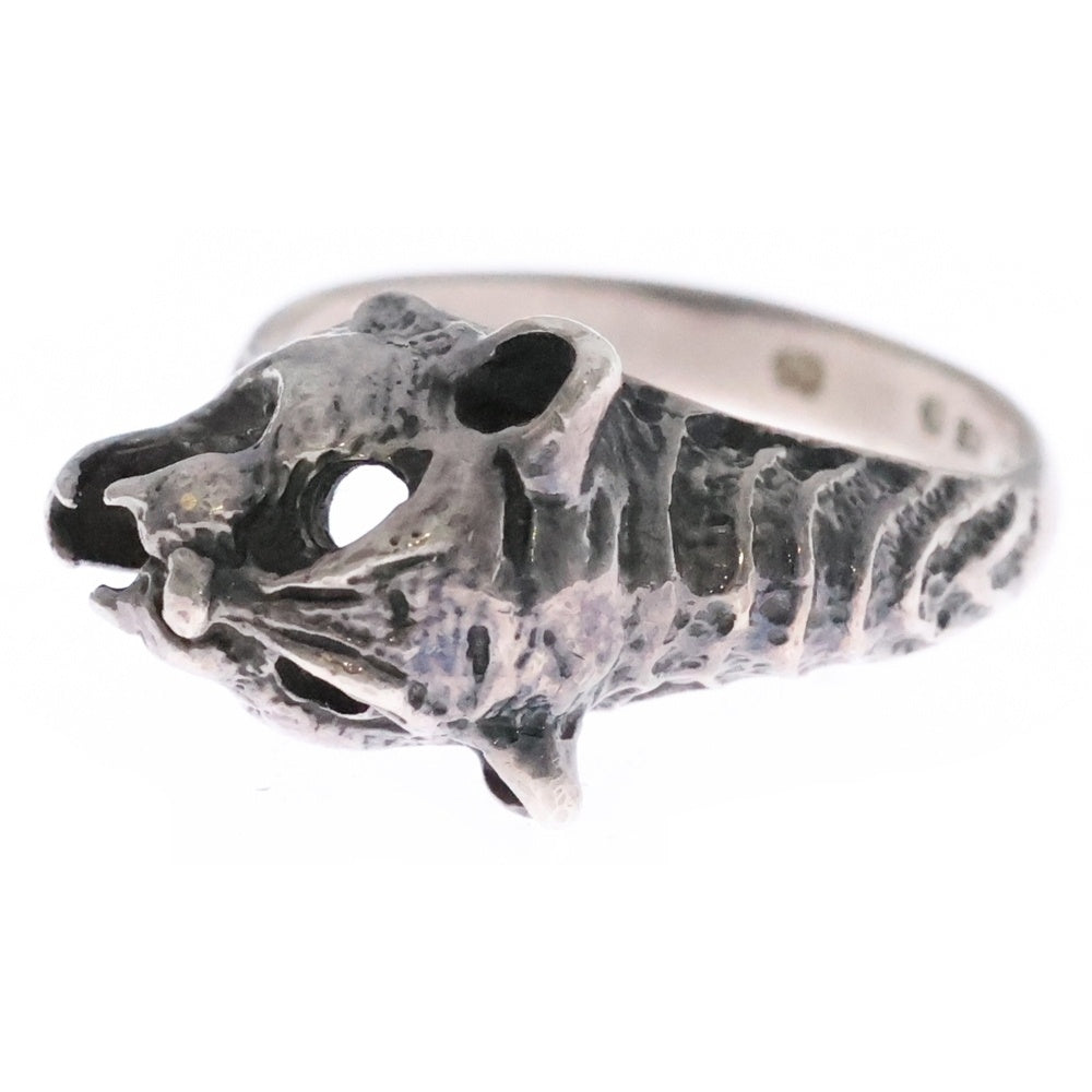 SAINT LAURENT PARIS(サンローランパリ) ヤマネコヘッド シルバーリング シルバー