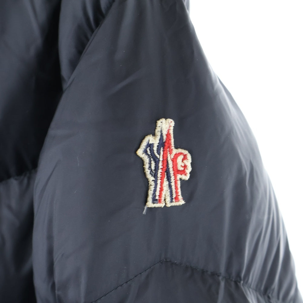 MONCLER GRENOBLE(モンクレールグルノーブル) BECKLER GIUBBOTTO A20974186305 53156 ロゴワッペン ダウンジャケット フーディー ブラック