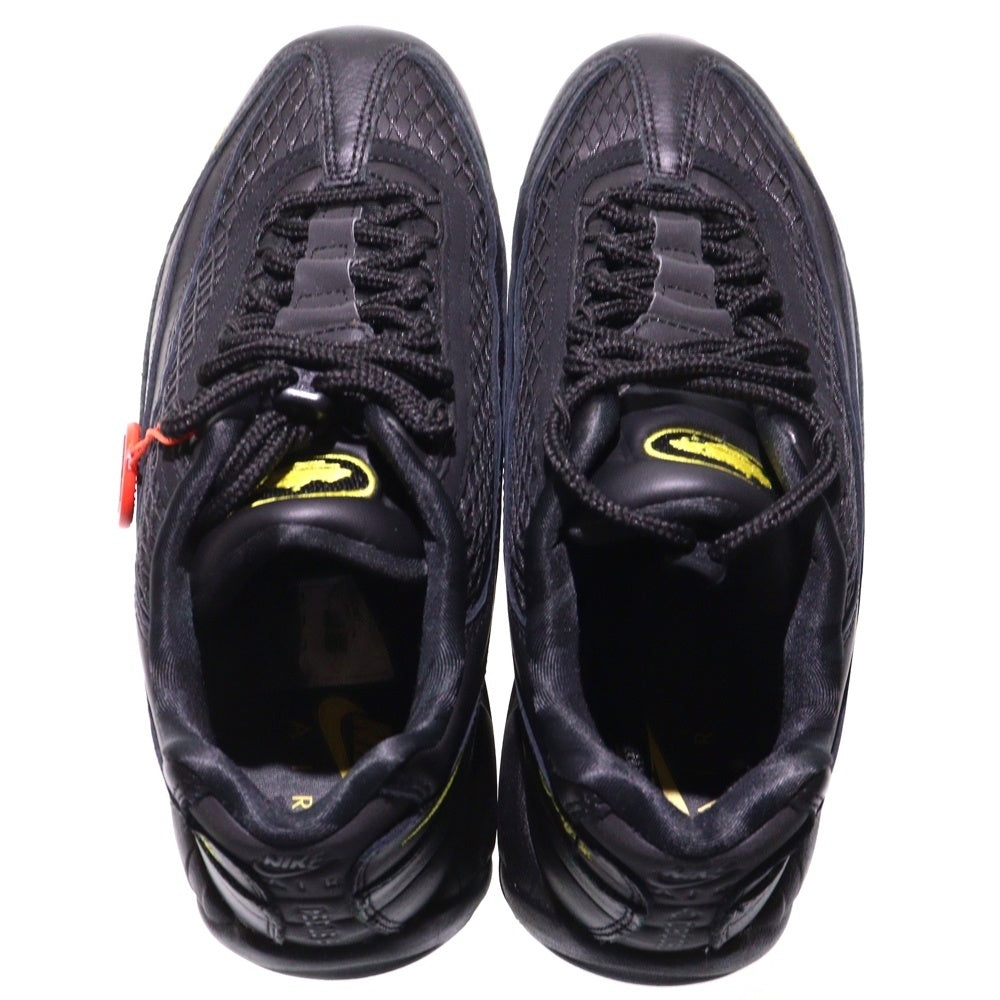 NIKE(ナイキ) ×Corteiz AIR MAX 95 Black and Tour Yellow FB2709-003 ×コーテイズ エアマックス95 ブラックアンドツアー ローカットスニーカー ブラック US9/27.0cm