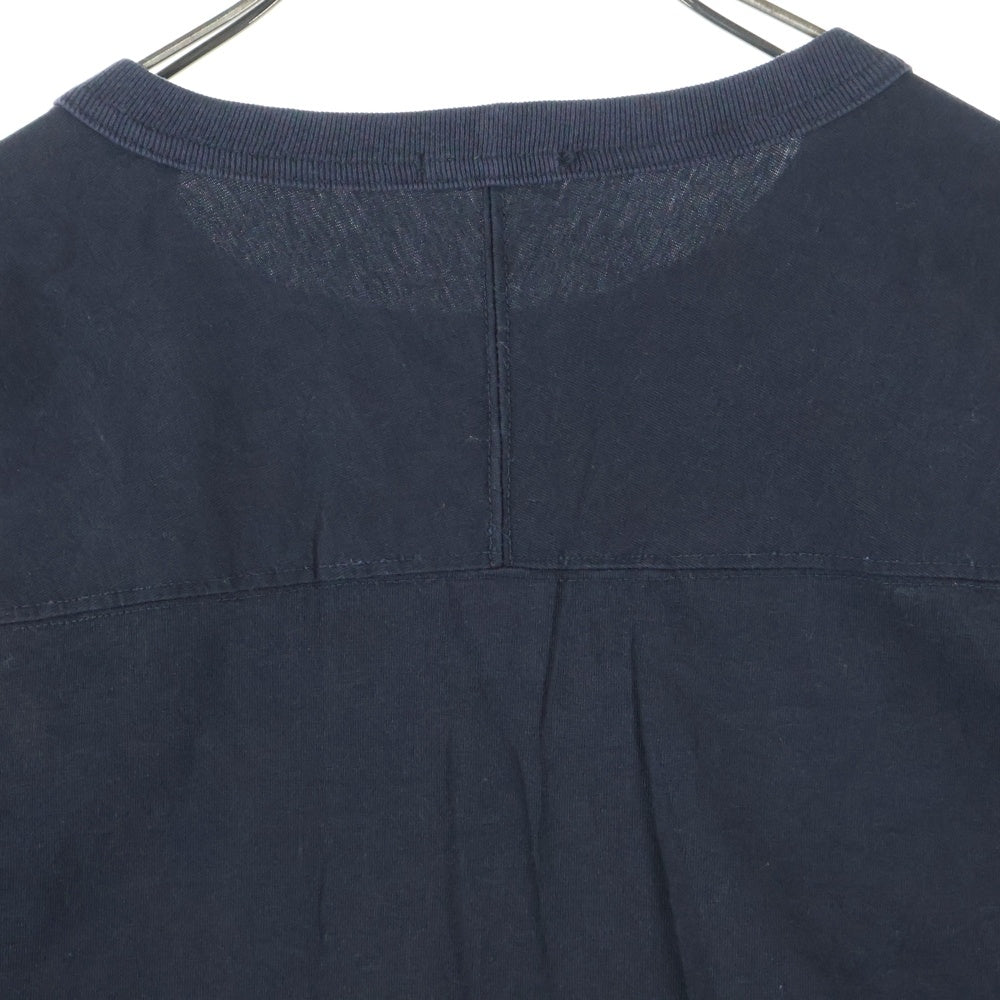 COMOLI(コモリ) 19AW フットボール クルーネック長袖Tシャツカットソー ブラック Q03-05002