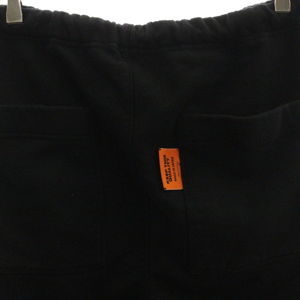 ALWAYS OUT OF STOCK(オールウェイズアウトオブストック) Sweat Pants ロゴ ウエストゴム スウェットパンツ ロングパンツ ブラック