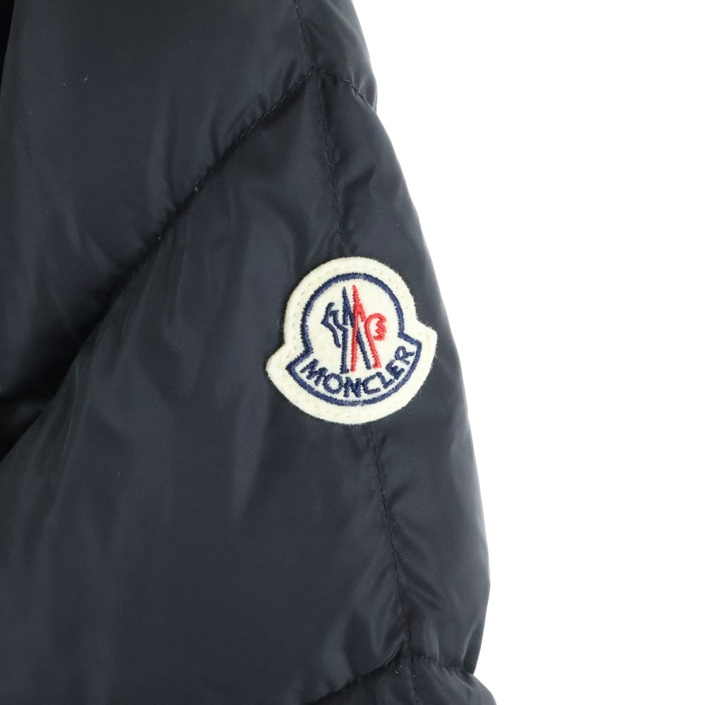MONCLER(モンクレール) GENISSIAT GIUBBOTTO H20931C00047 54155 ファー付きダウンコート ブラック レディース