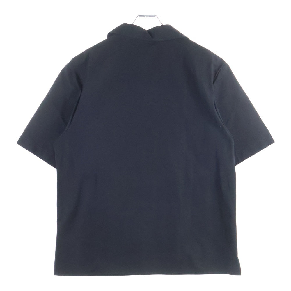 LOUIS VUITTON(ルイヴィトン) 25SS エンブロイダリーショートスリーブコットン半袖シャツ ブラック RM251M AS1 HSS73W