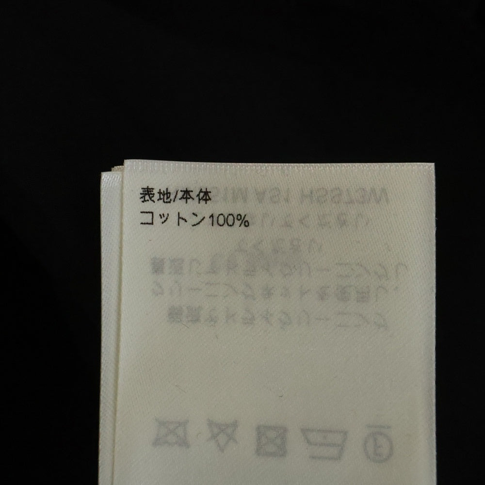 LOUIS VUITTON(ルイヴィトン) 25SS エンブロイダリーショートスリーブコットン半袖シャツ ブラック RM251M AS1 HSS73W