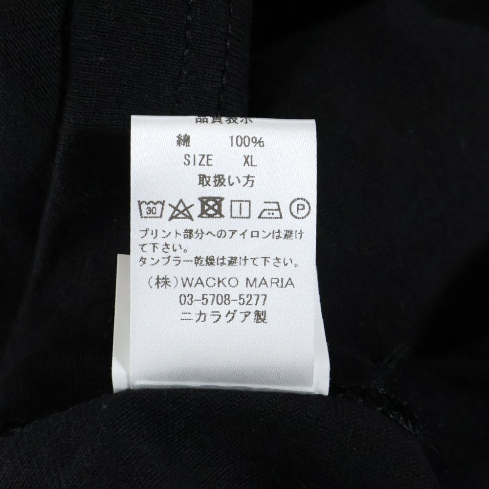 WACKO MARIA(ワコマリア) 25SS ×THE DARK KNIGHT TRILOGY JOKER CREW NECK T-SHIRT DKT-WM-TEE0 ×ダークナイトトリロジー ジョーカー バックプリント クルーネック半袖Tシャツ