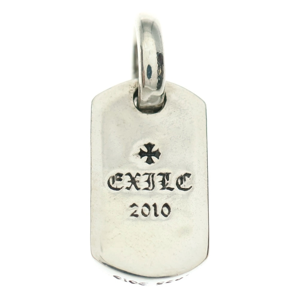 CHROME HEARTS(クロムハーツ) TINY LIPS & TONGUE DOGTAG タイニードッグタグ リップアンドタン シルバー