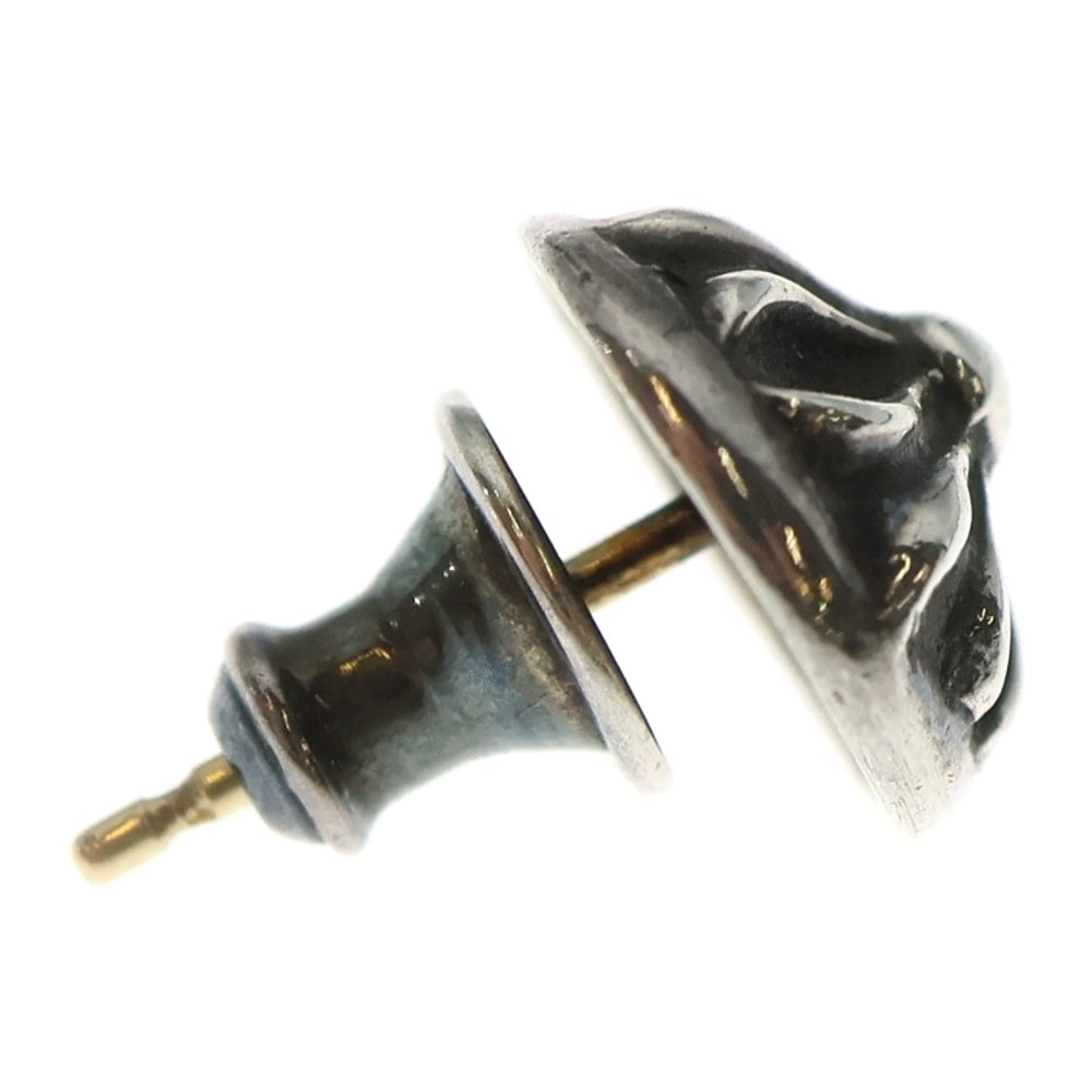 CHROME HEARTS(クロムハーツ) STUD CRSBLL クロスボールスタッドピアス シルバー BCA110