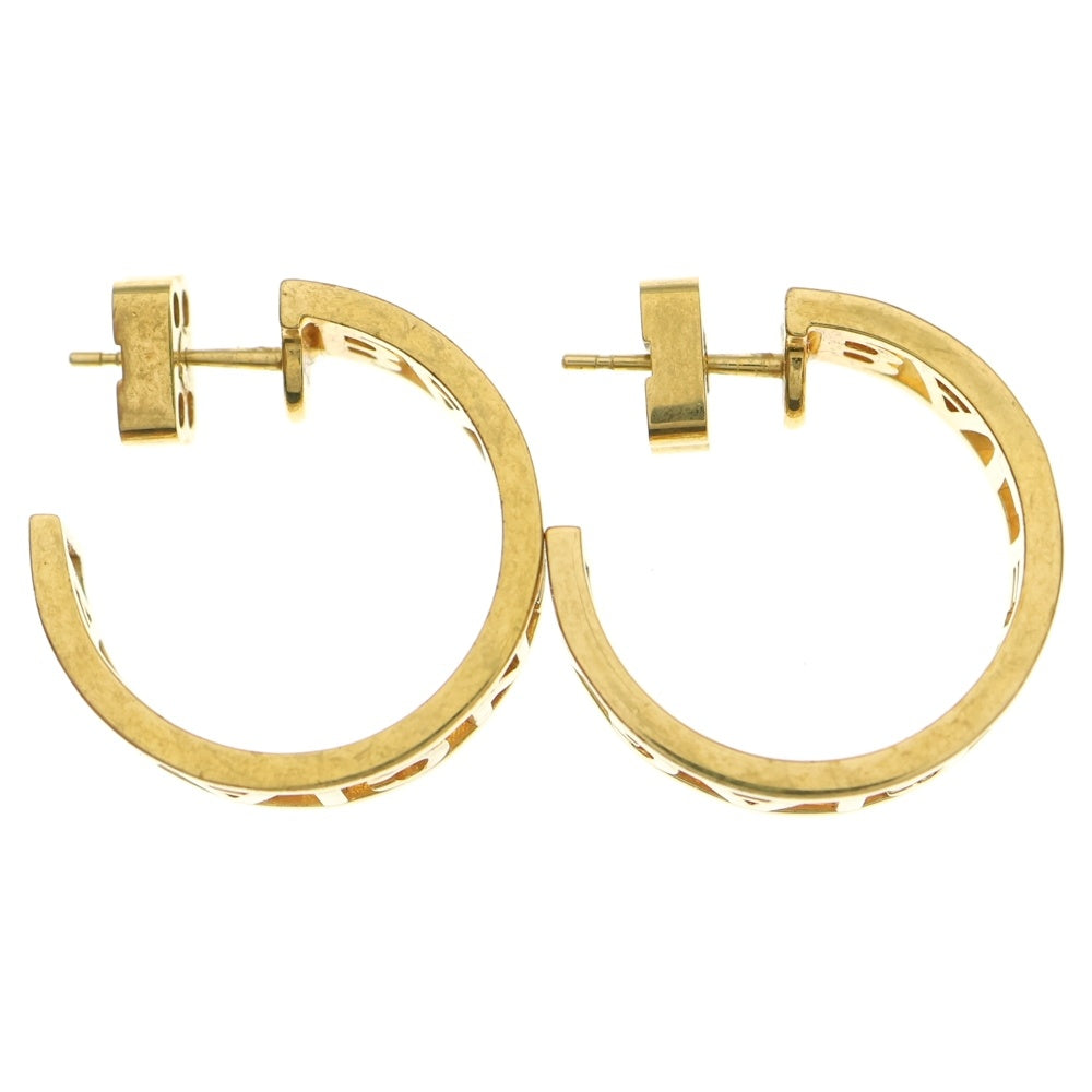 BALENCIAGA(バレンシアガ) LOGO HOOP PIERCE ロゴフープピアス ゴールド