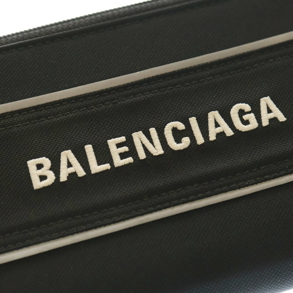 BALENCIAGA(バレンシアガ) LOGO SHOULDER WALLET ロゴ刺繍ショルダーウォレット ショルダーバッグ ブラック 638131