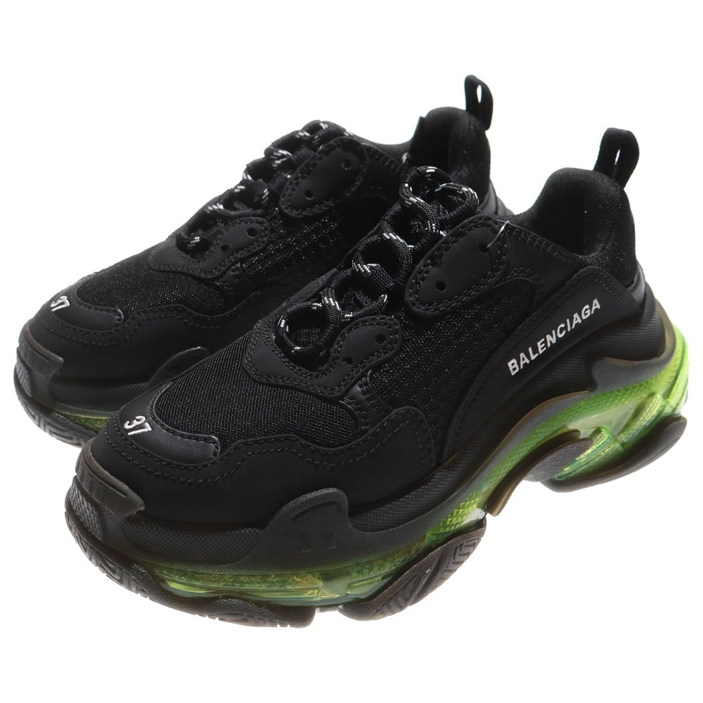 BALENCIAGA(バレンシアガ) TRIPLE S トリプルS ローカットスニーカー シューズ ブラック/グリーン 544351