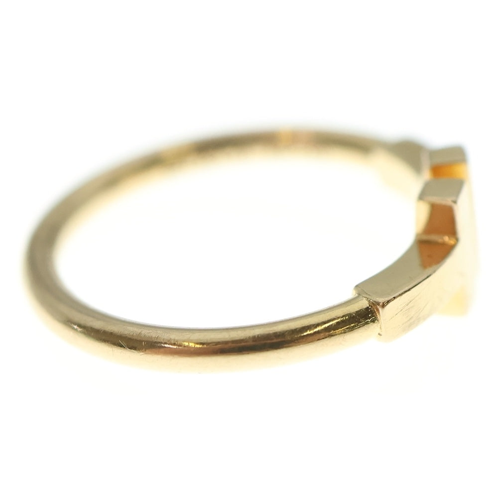TIFFANY & Co.(ティファニー) K18YG Tワイヤー リング ピンクゴールド Au750