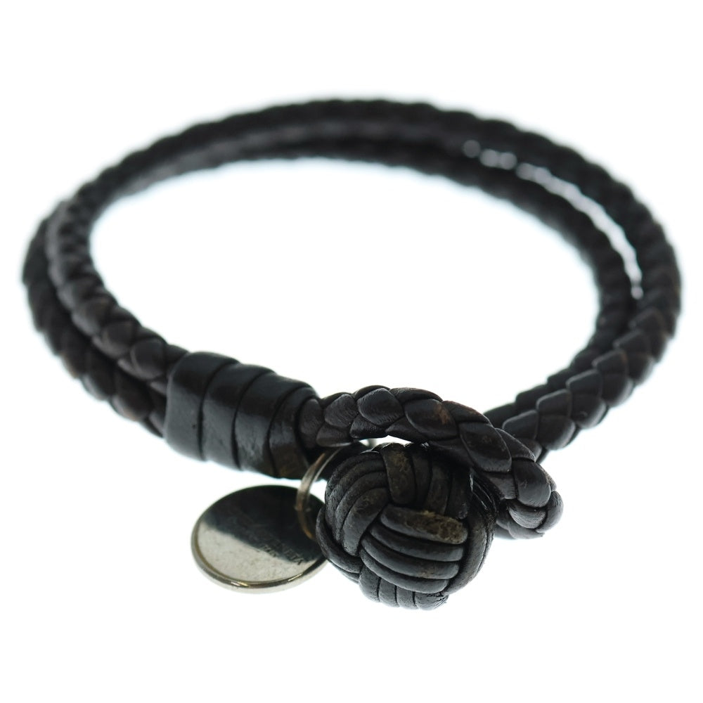 BOTTEGA VENETA(ボッテガヴェネタ) イントレチャートブレスレット ブラウン