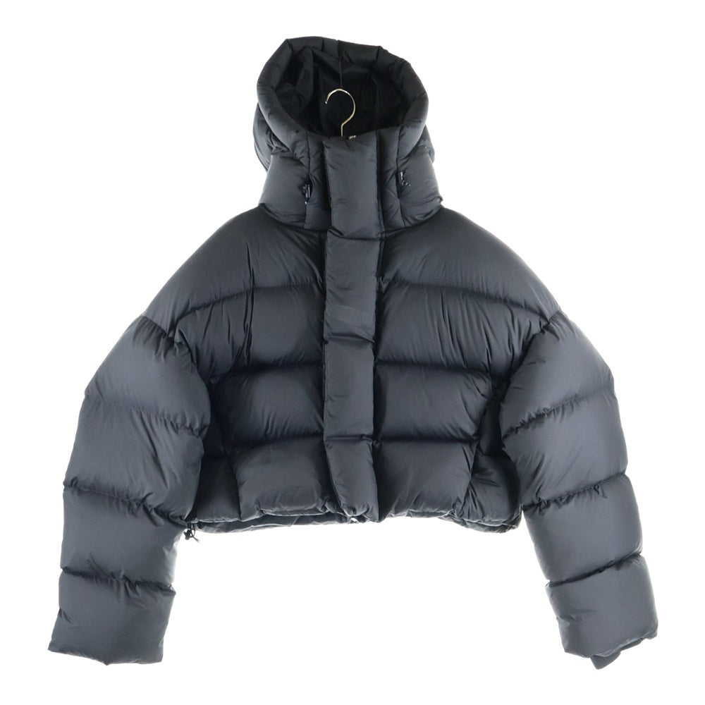 entire studios(エンタイア スタジオ) MML HOODED PUFFER ES2399 PO047 フーデッド パファーダウンジャケット ブラック