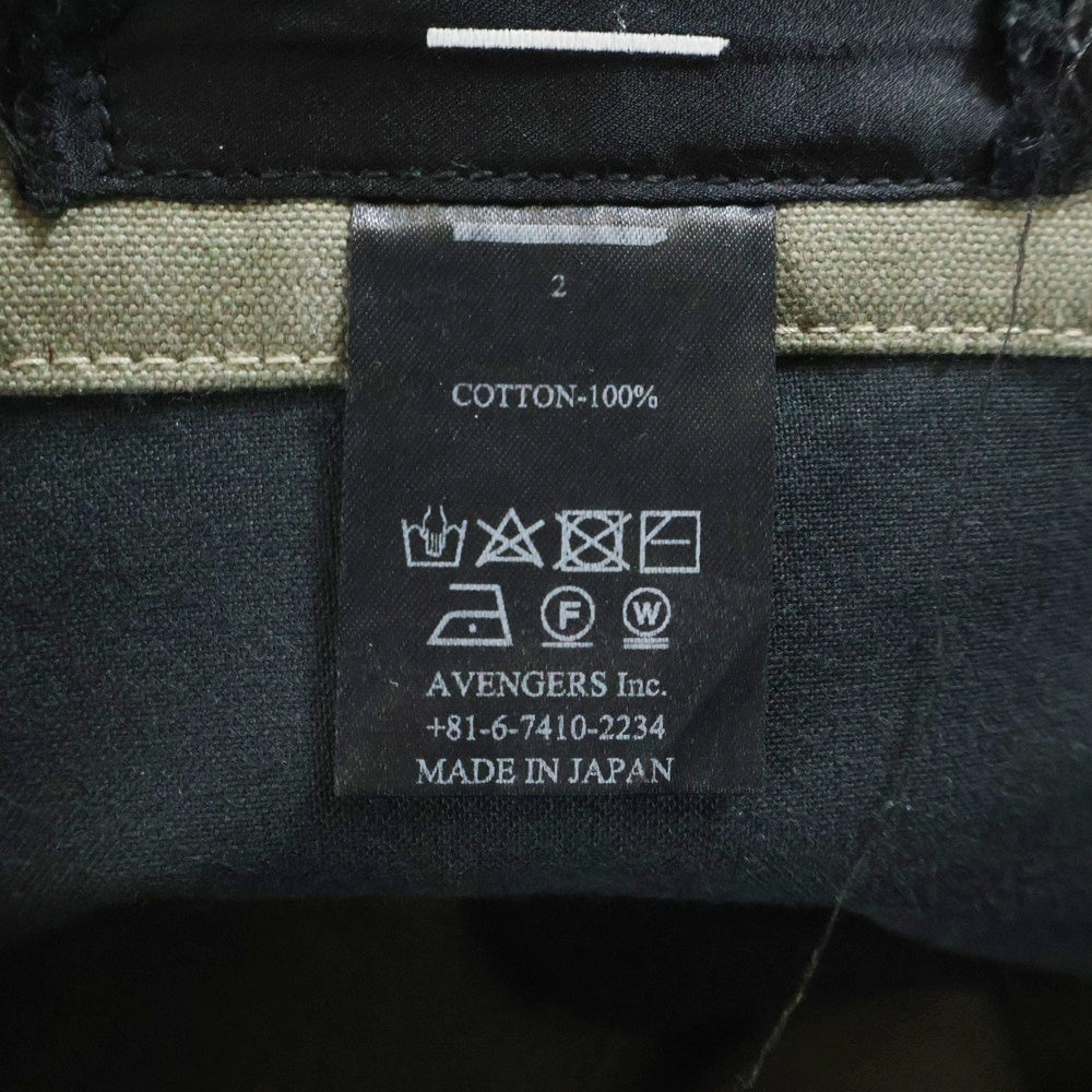 MINUS(マイナス) Slash Seam HBT Cargo ミリタリーカーゴパンツ カーキ