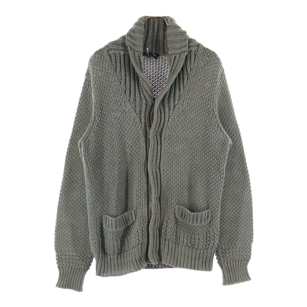 EMPORIO ARMANI(エンポリオアルマーニ) コットンカーディガン L1G01M L121M グレー