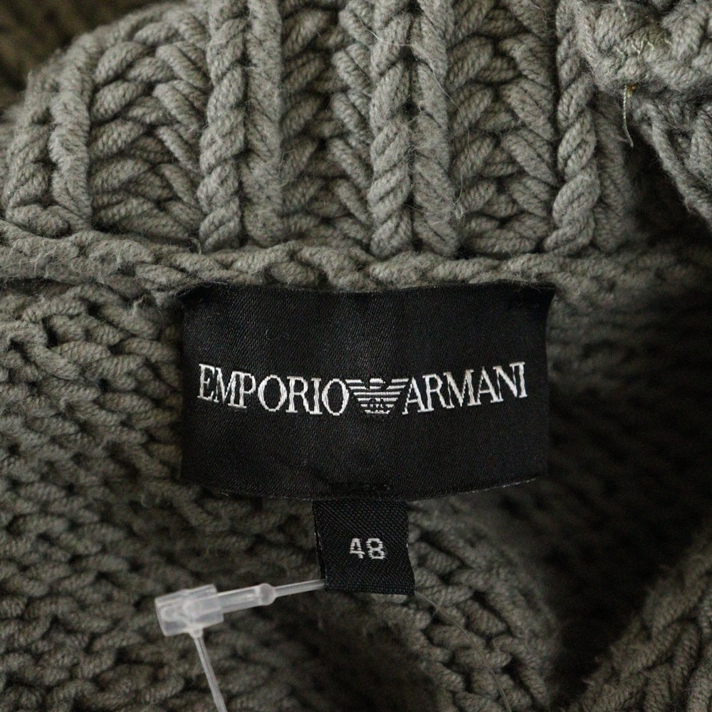 EMPORIO ARMANI(エンポリオアルマーニ) コットンカーディガン L1G01M L121M グレー