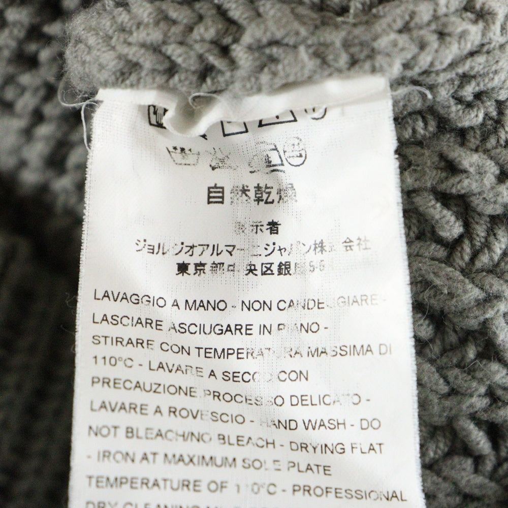 EMPORIO ARMANI(エンポリオアルマーニ) コットンカーディガン L1G01M L121M グレー