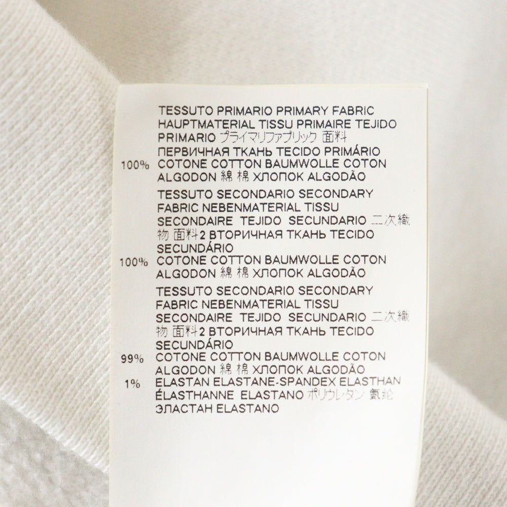 DSQUARED2(ディースクエアード) 21SS ロゴプリントクルーネックスウェットトレーナー S74GU0504 STJ315 グレー/ホワイト