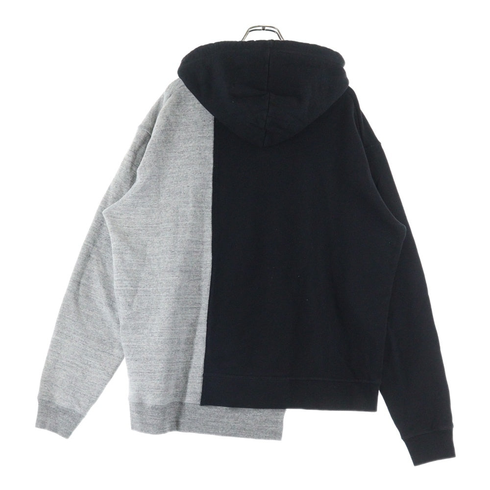 DSQUARED2(ディースクエアード) 21SS ロゴプリントスウェットパーカー フーディ S74GU0505 STJ317 ブラック/グレー