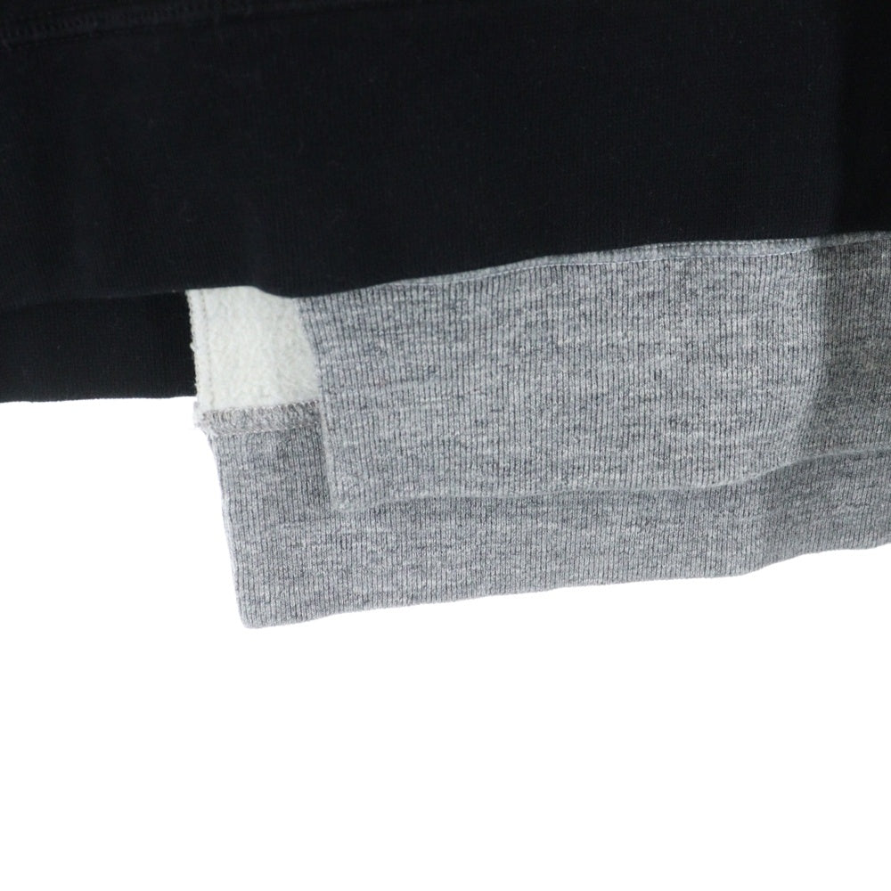 DSQUARED2(ディースクエアード) 21SS ロゴプリントスウェットパーカー フーディ S74GU0505 STJ317 ブラック/グレー