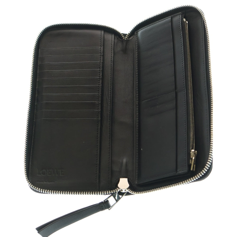 LOEWE(ロエベ) パズルジップ ラウンドウォレット 長財布 ブラック 262431