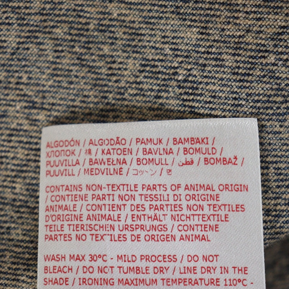 MARNI(マルニ) マーブルデニムオーバーシャツ ブリーチ加工 長袖シャツ ブルー CUJU0061A0 USCV35