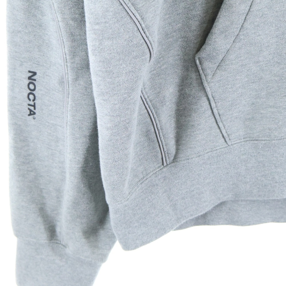 NIKE(ナイキ) NRG NOCTA CS HOODIE FN7659-063 ロゴ フリース プルオーバーパーカー フーディー グレー