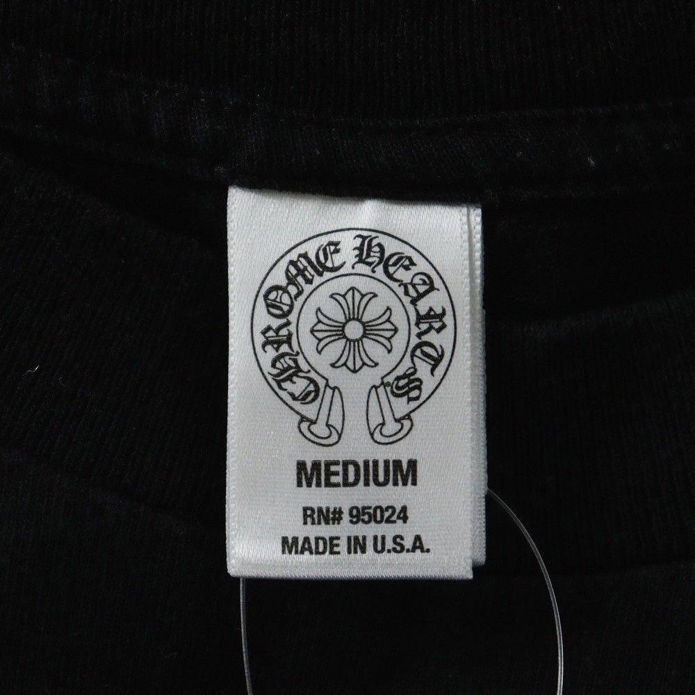 CHROME HEARTS(クロムハーツ) American Flag Dagger Tee アメリカンフラッグ 星条旗 ヴァインダガー 長袖Tシャツ カットソー ロンT ロングスリーブカットソー ブラック