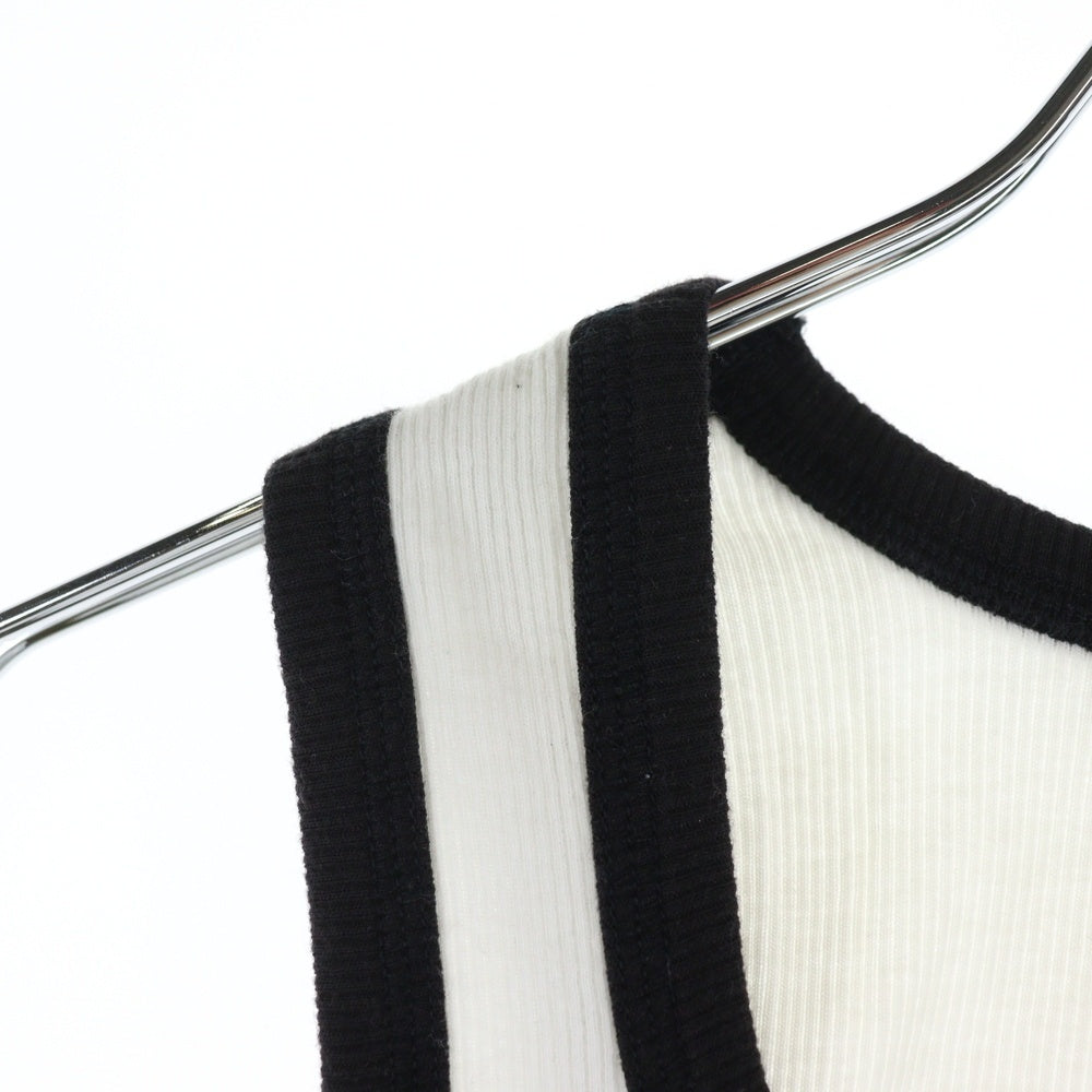 DIESEL(ディーゼル) LOGO PRINT TANK TOP ロゴプリントタンクトップ ホワイト