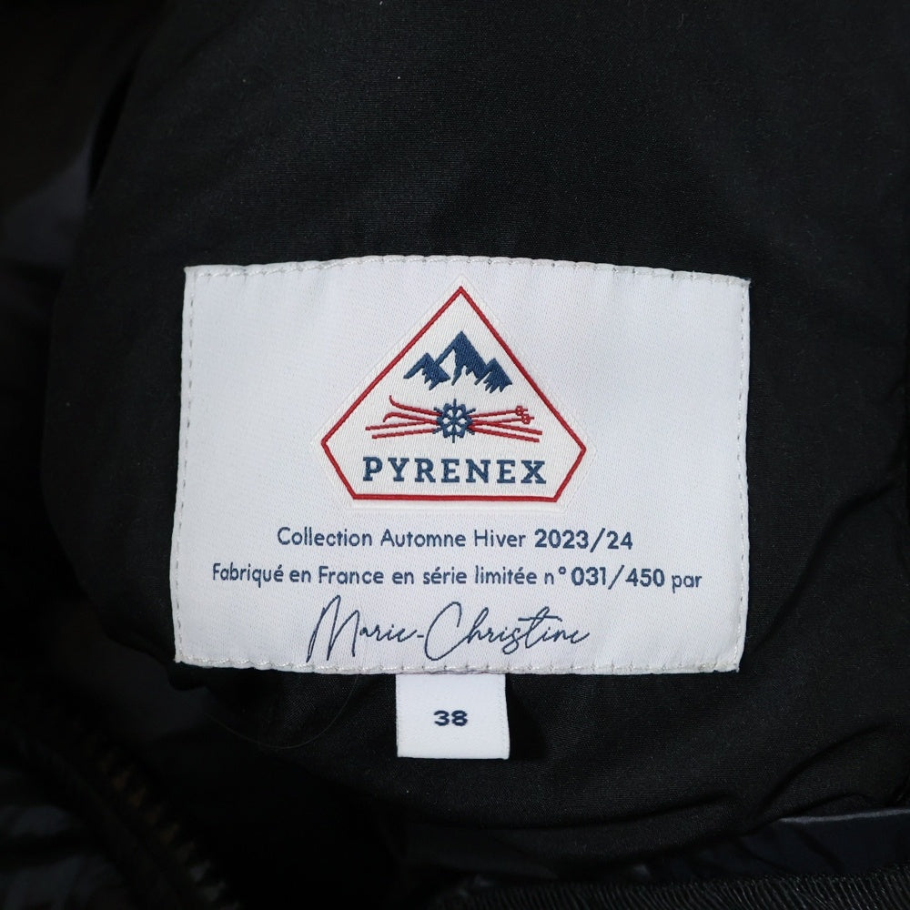PYRENEX(ピレネックス) 23AW TAMARA2 タマラ ロングダウンジャケット コート HWU043 ブラック レディース