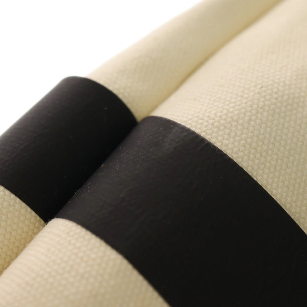 LANVIN(ランバン) セイラートートバッグ ロゴトートバッグ アイボリー/ブラック