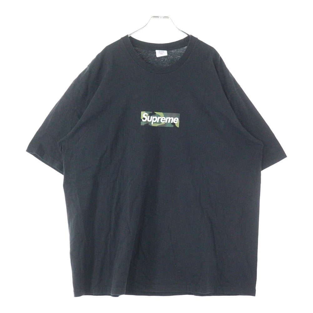 SUPREME(シュプリーム) 23AW Box Logo Tee Camo カモフラージュ 迷彩 ボックスロゴ クルーネック 半袖Tシャツ カットソー ブラック