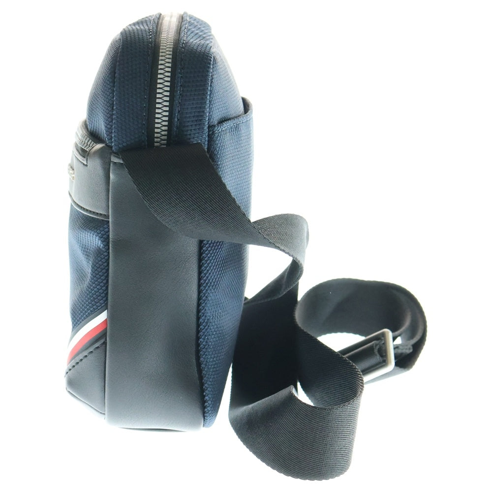TOMMY HILFIGER(トミーヒルフィガー) ロゴ ベーシック ショルダーバッグ ネイビー