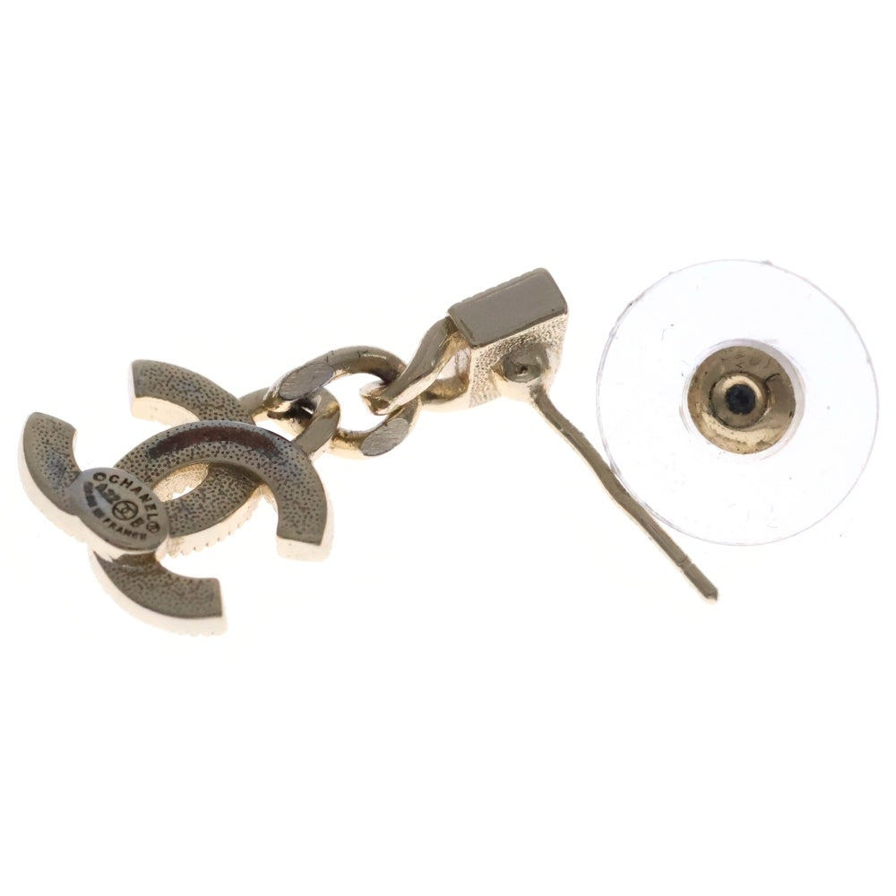 CHANEL(シャネル) ココマーク ラインストーンピアス AB9352 ゴールド レディース