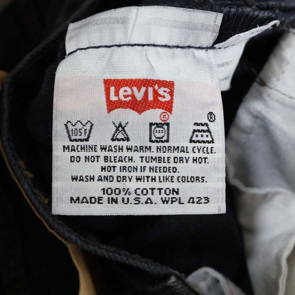 Levi's(リーバイス) 00s 501 Denim Pants Jeans 501‐0660 USA製 後染め ボタン裏553 デニムパンツ ジーンズ ブラック