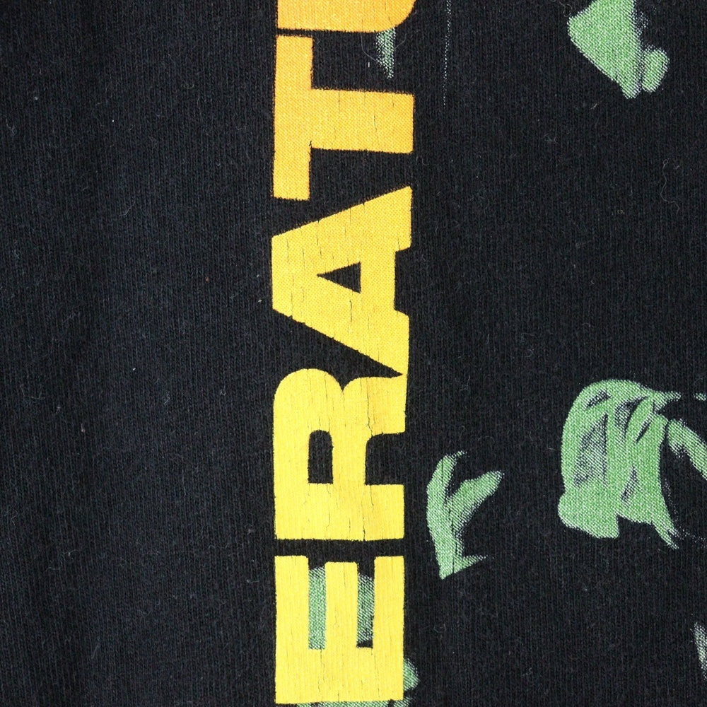 OFF-WHITE(オフホワイト) 18SS Gradient Caravaggio Tee OMAA027S18185076 グラディエント カラヴァッジオ 両面プリント クルーネック半袖Tシャツカットソー ブラック