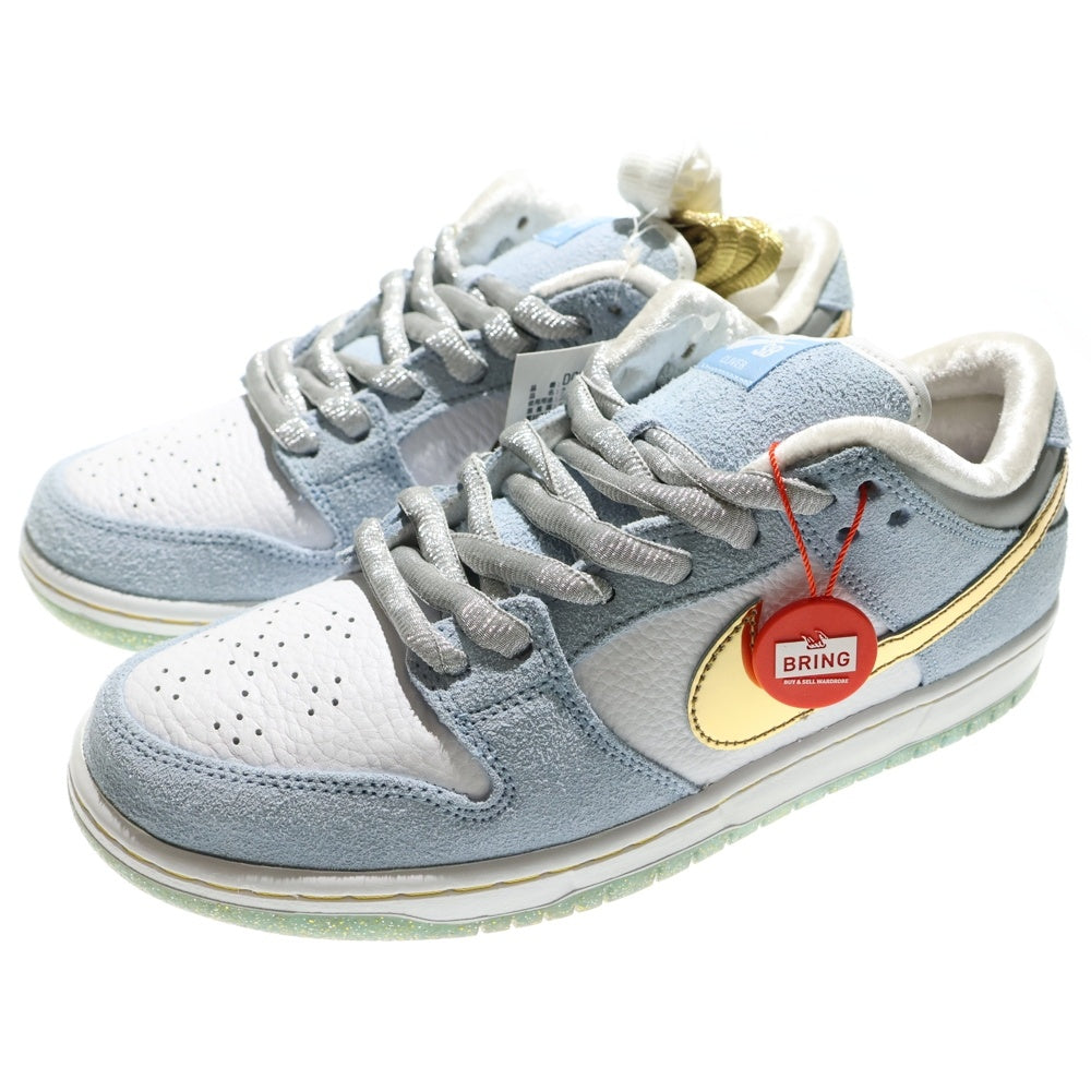 NIKE SB(ナイキエスビー) DUNK LOW SEAN CLIVER SB DC9936-100 ダンクロー ショーンクライバー ローカットスニーカー シューズ ホワイト/ブルー US9/27cm