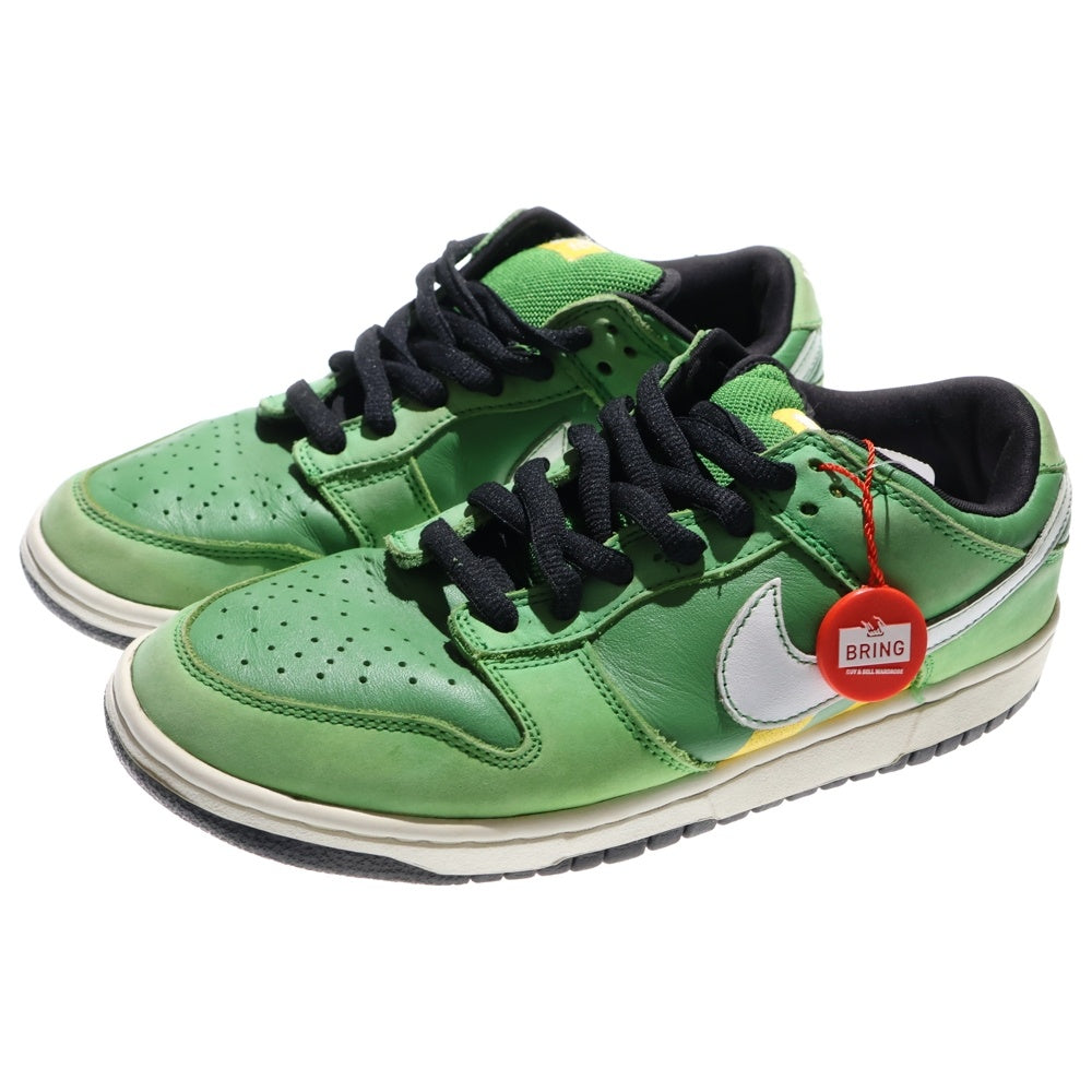 NIKE SB(ナイキエスビー) 【観賞用 2006年製】NIKE DUNK LOW PRO SB GREEN/TAXI PACK 304292-311 ダンクSB 東京無線タクシー ローカットスニーカー シューズ グリーン US8.5/26.5cm